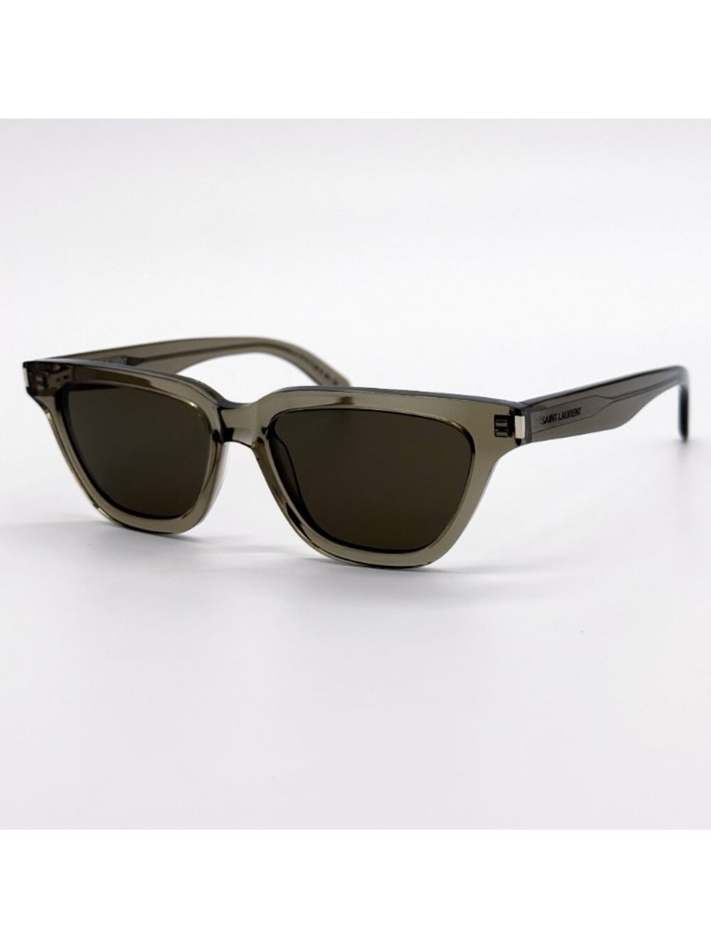 New Saint Laurent Sunglasses SL462 SULPI 020 Brown Grey Eyewear - Picture 3 of 12